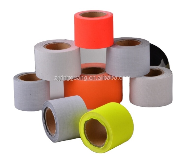 Hi Vis Silver Reflective Clear T/C Material Fabric Tape