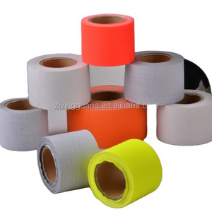 Hi Vis Silver Reflective Clear T/C Material Fabric Tape