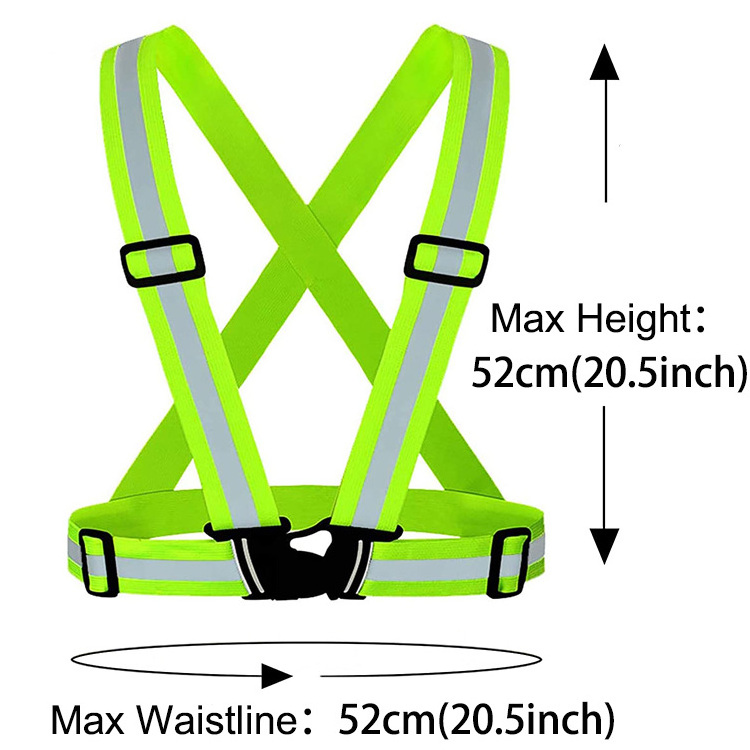 HiVisible Reflective Reflector Bands Running Gear Men Women Night Walking Biking Safety Straps