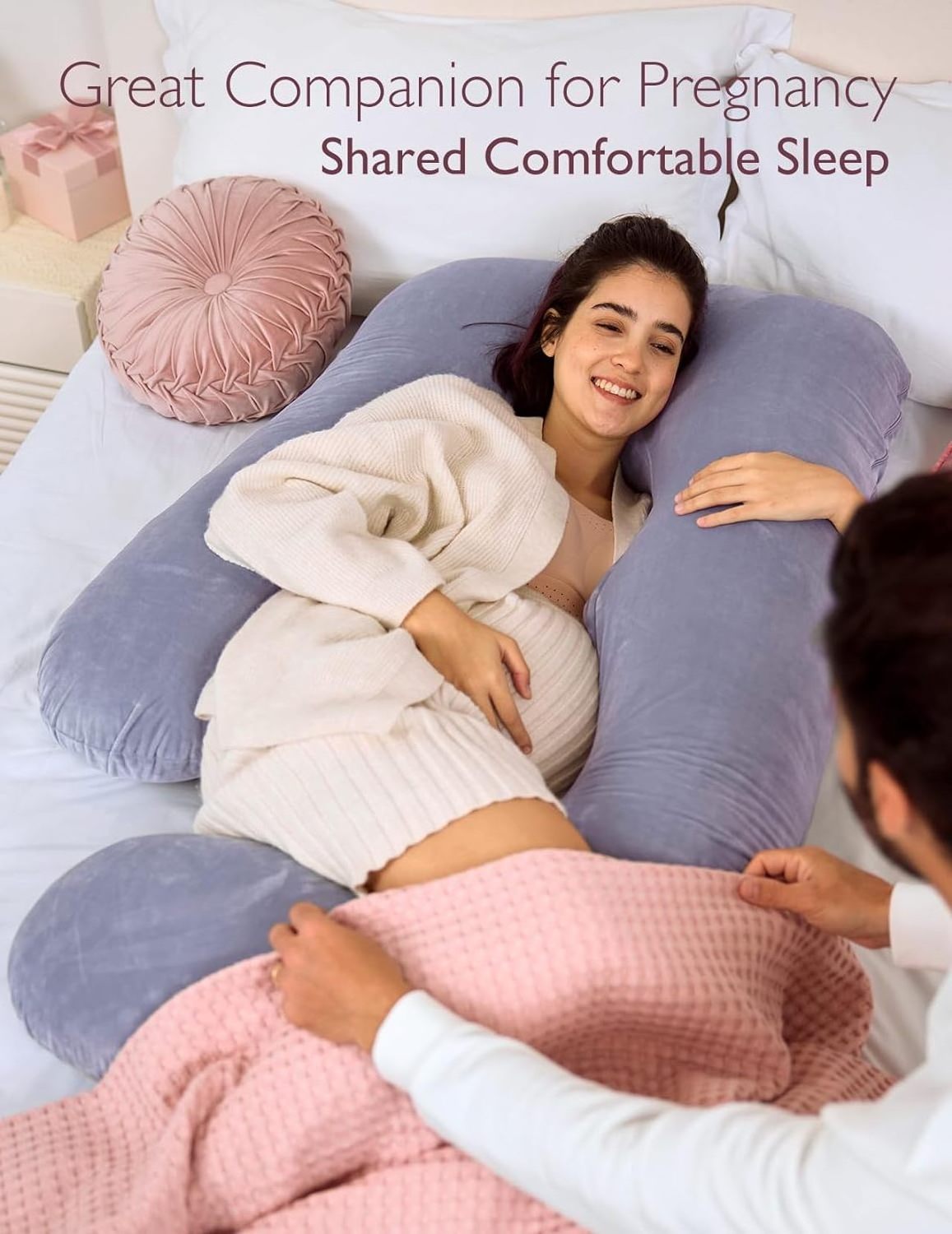 Big Soft Maternity Pregnant Pillow Side Sleeping U Shape Pregnancy Pillow