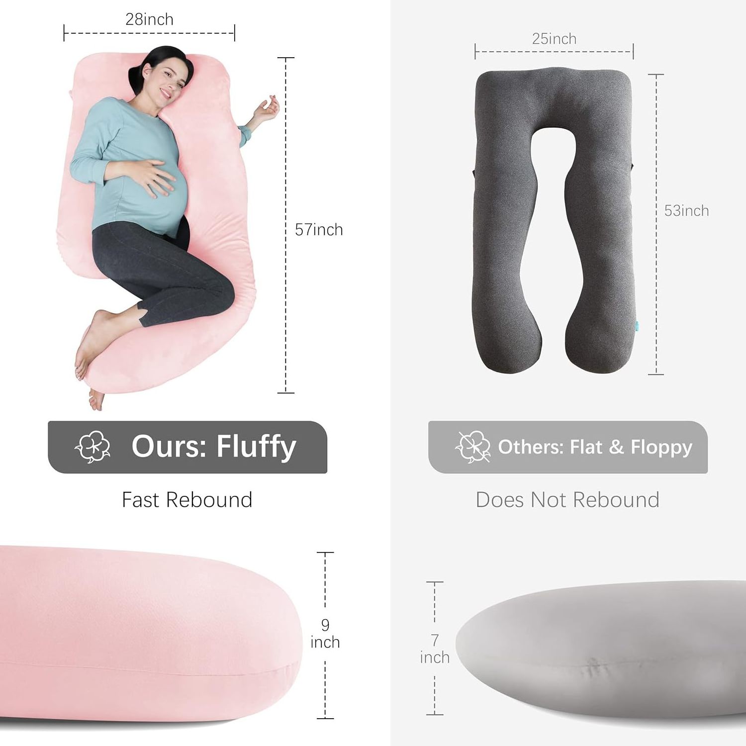 J-type pregnant woman pillow crystal velvet detachable foldable washing support abdominal pillow pregnant mother throw pillow