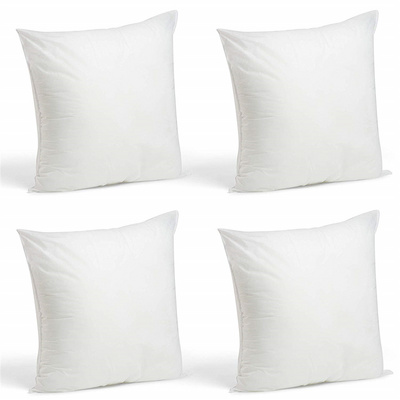 White duck 95% feather 5% down cushion pad pillow insert