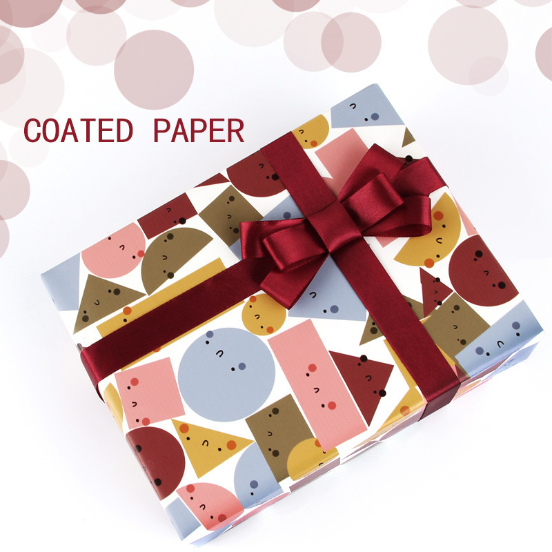 Newest Cute Birthday Wrapping Paper Custom Gift Wrapping Paper Roll Gift Box Wrapping Paper In Stock