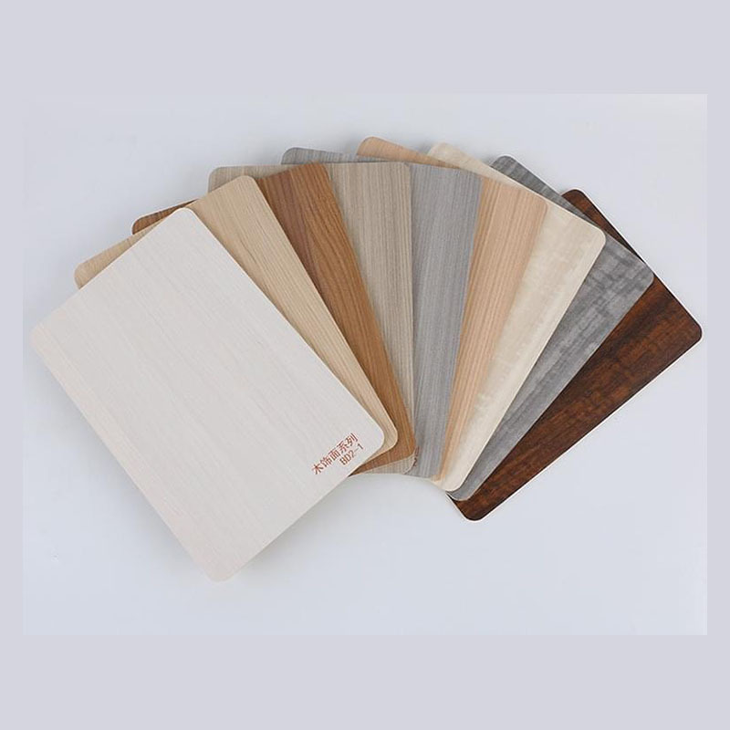 Morden Simple flexible Curved wall pvc cladding pvc bamboo wood veneer for interior decoration