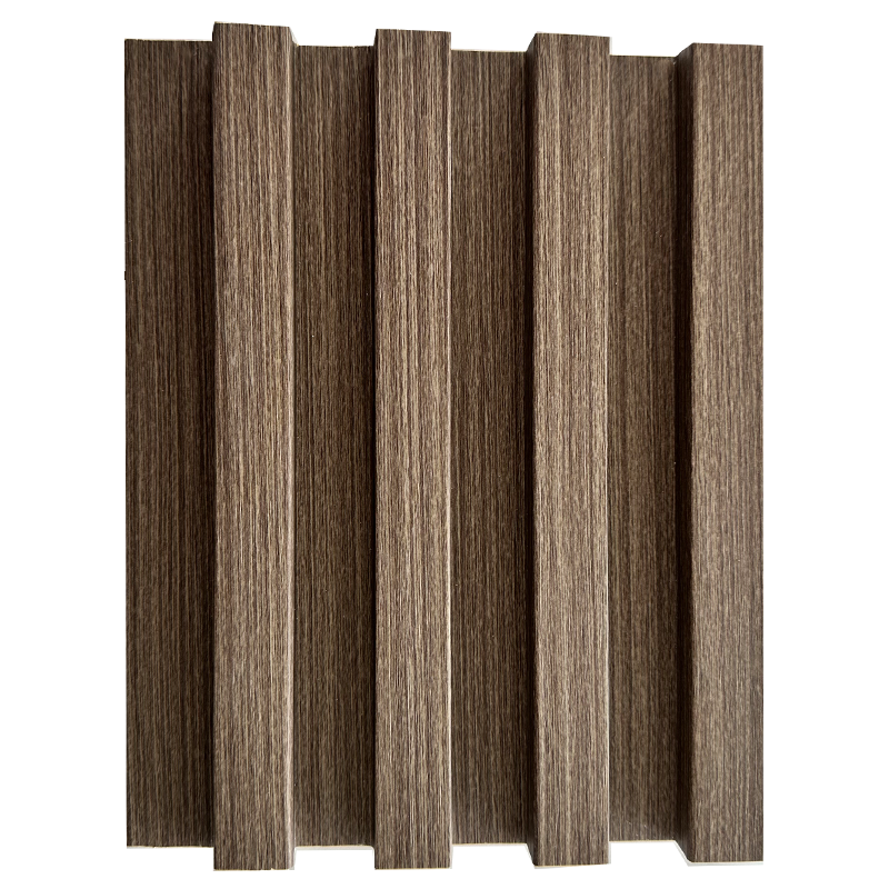 PVC Panel Bamboo Charcoal Board Wood Plastic Composite Wall Cladding Fluted Plastic Wall Panel For Interior Decor