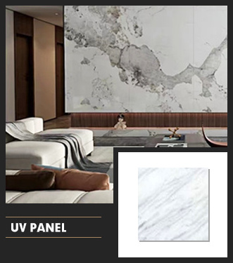 2024 New Customization UV panel waterproof bathroom  decorative interior 3mm pvc wall panels