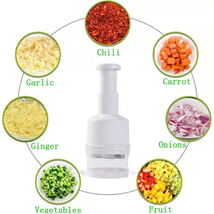 Effective High Quality Multifunction Wireless Blender Hand Held Food Processor Manual Vegetables Food Chopper