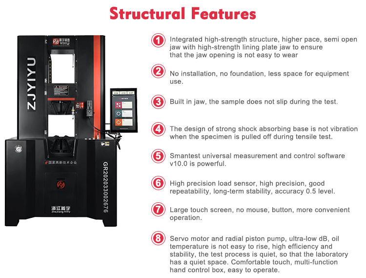 200T High quality & best price hydraulic compression testing machine universal tensile testing machine