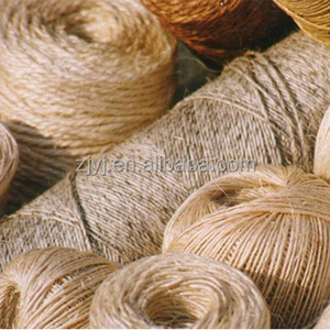 quality rope 1 ply 1mm hand knitting sisal yarn natural raw fiber twine biodegradable string craft cord for packageing