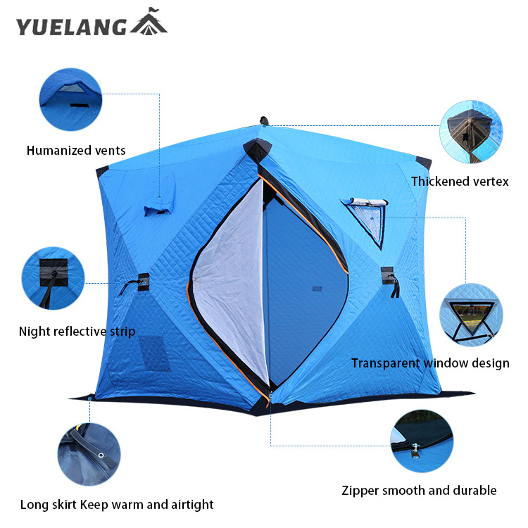 Best quality Winter Fishing House Thickened winter fishing tent Ice fishing tent keep warm Cotton tent