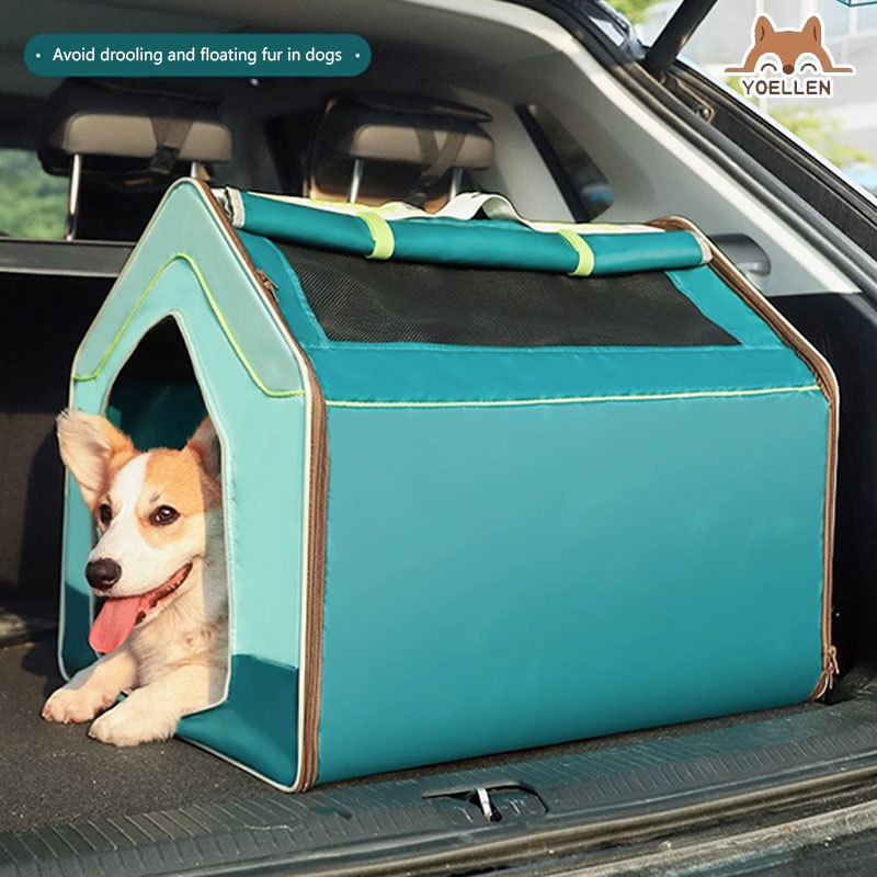 YOELLEN Wholesale hot selling Kennel Four Seasons General Purpose car folding dog cage Small pet supplies Dog house  indoor tent