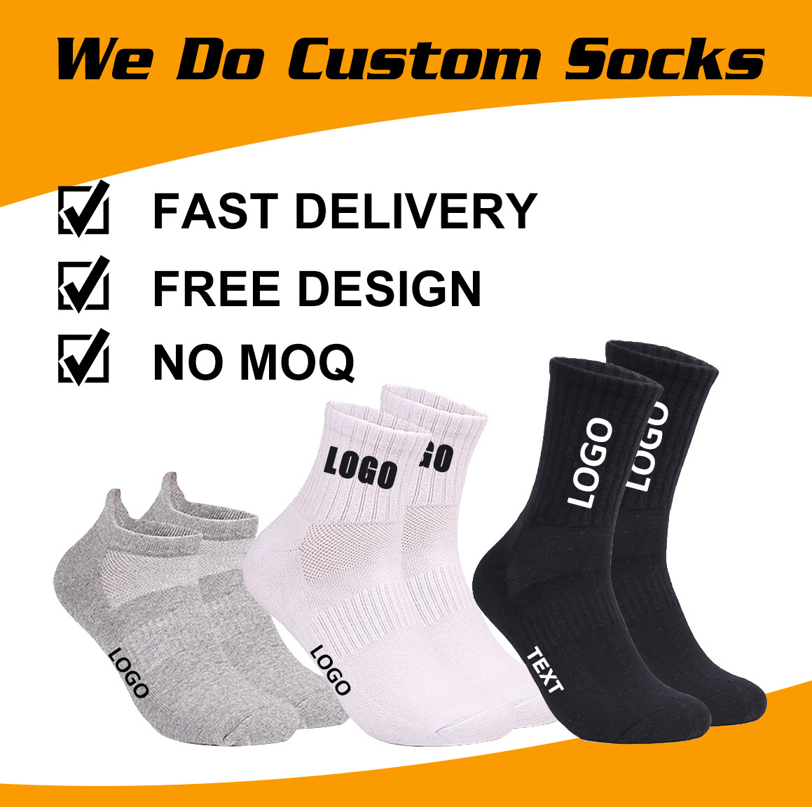 FREE DESIGN & MOCK-UP custom logo athletic sport socks custom logo mens basketball socks