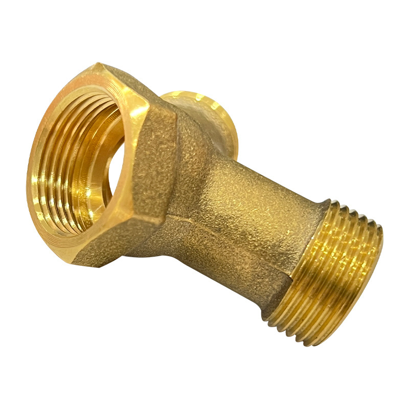 Heat resistant Y/T/straight shape tube connector fittings copper brass water pipe joint