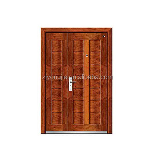 New design Open Style Swing wood glass door design