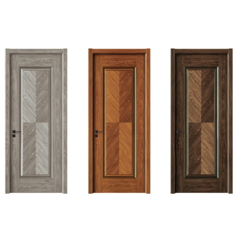 ABYAT Decorative Melamine Skin Fancy Wood Door Design Flat Melamine Interior Wooden Doors For Apartment