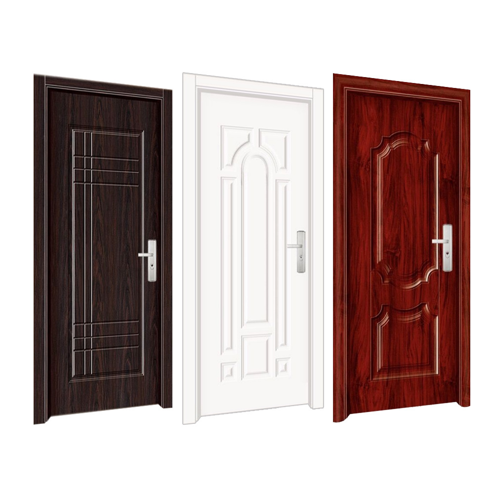 ABYAT Modern Design Metal Steel And Wood Front Door House Bedroom Interior Security Steel Wooden Doors