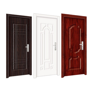 ABYAT Modern Design Metal Steel And Wood Front Door House Bedroom Interior Security Steel Wooden Doors