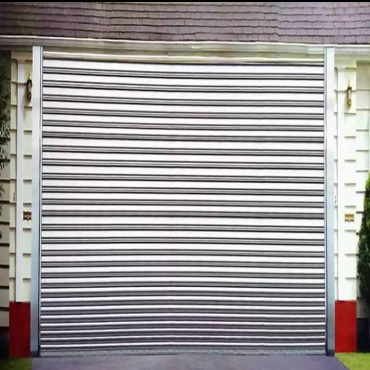 ABYAT Anodised Aluminum Garage Door Industrial Sectional Garage Door