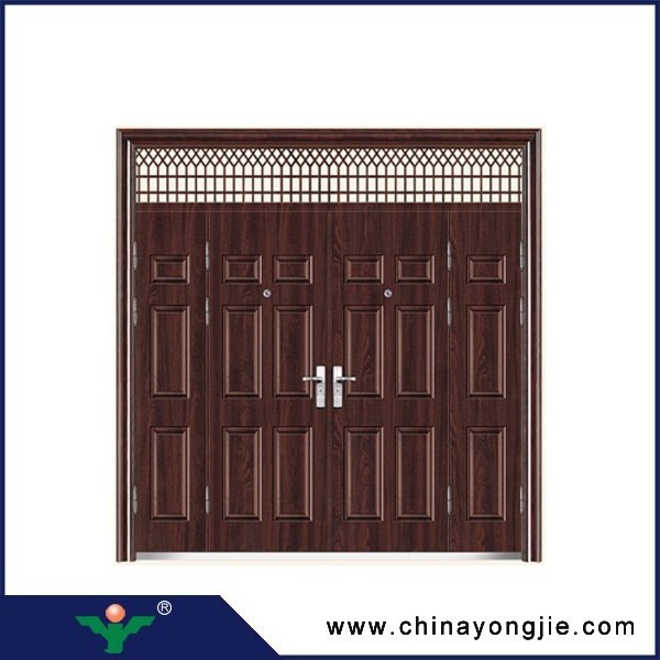 Factory sale directly steel hinges door steel church door for room doors