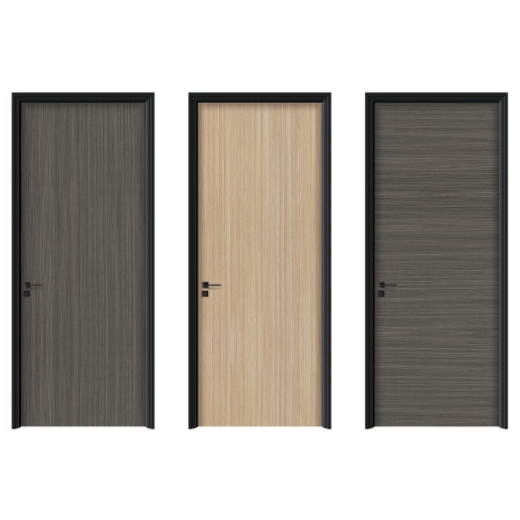 ABYAT Decorative Melamine Skin Fancy Wood Door Design Flat Melamine Interior Wooden Doors For Apartment