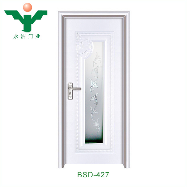 ABYAT Toilet Door Design Aluminium Bathroom Door With Frosted Glass