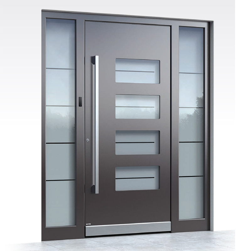 ABYAT New Style Entrance Pivot Front Aluminum Door Luxury Villa Modern Glass Door For Houses