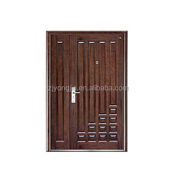 New design Open Style Swing wood glass door design