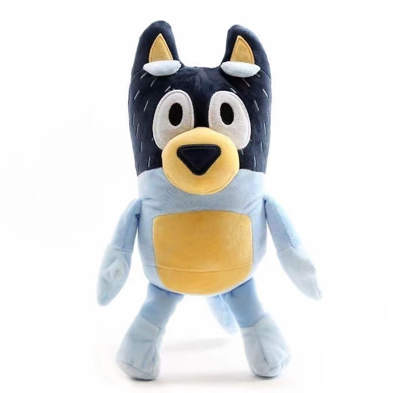 Custom Toys Selling Cute Cartoon Animated Dog And Cat Doll Stuffed Animals Blueys Plush Keychains Kid Toys