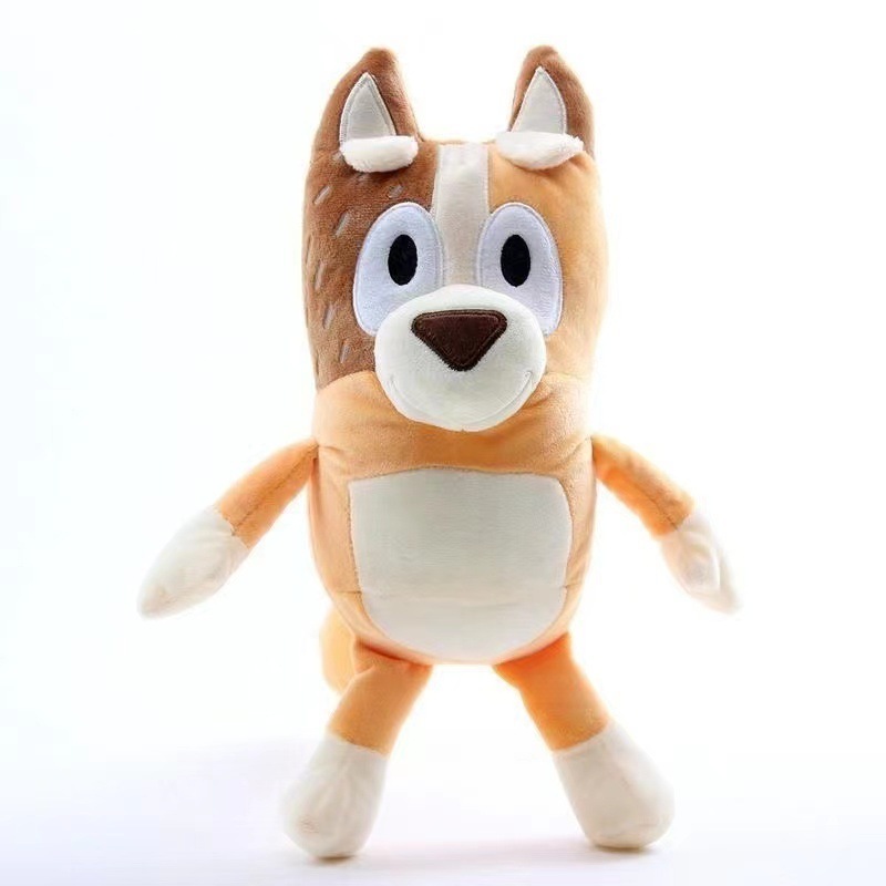 Custom Toys Selling Cute Cartoon Animated Dog And Cat Doll Stuffed Animals Blueys Plush Keychains Kid Toys