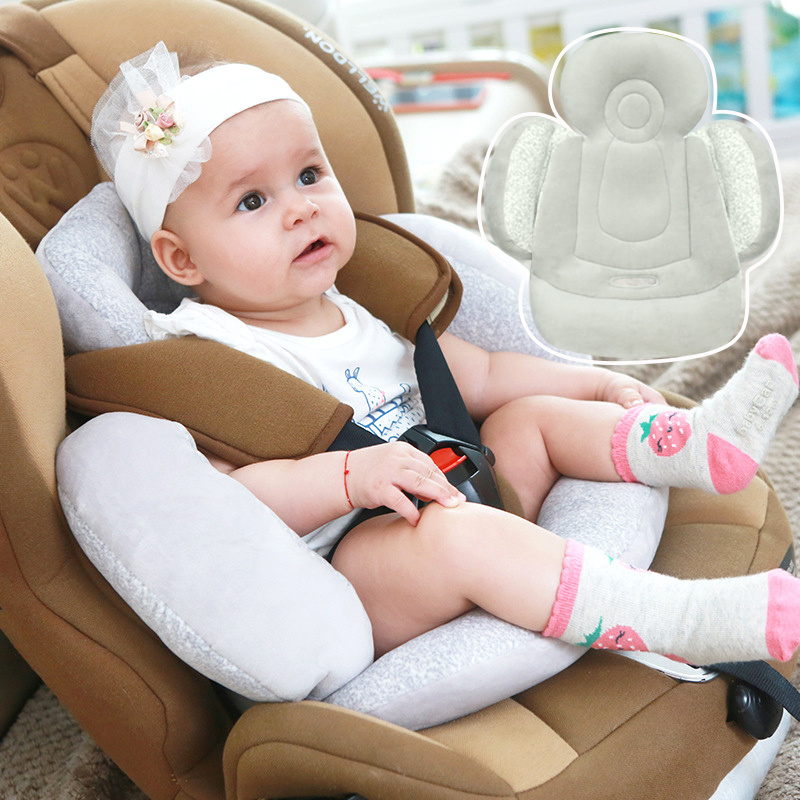 Universal Infant Pram Head Support Pillow Baby Pushchair Seat Liner Stroller Cotton Pad Warm Mat Sleeping Mattress