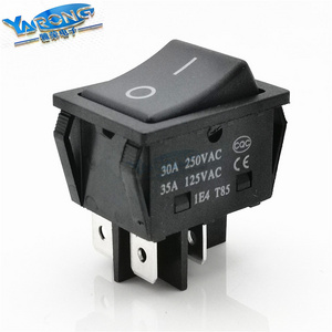 Rocker switch KCD4  Long life safety ON-OFF  4pins Large Size Large current    rocker high power switch 30A 250VAC