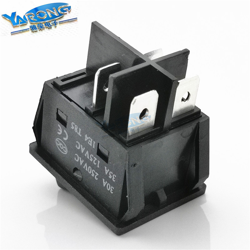 Rocker switch KCD4  Long life safety ON-OFF  4pins Large Size Large current    rocker high power switch 30A 250VAC