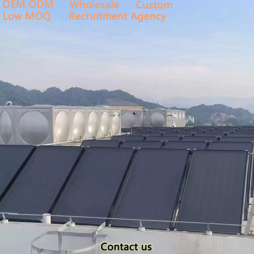 OEM ODM Custom Low MOQ Blue Household 200L 300L Outdoor Hotel SUS304-2B Solar water heater for home