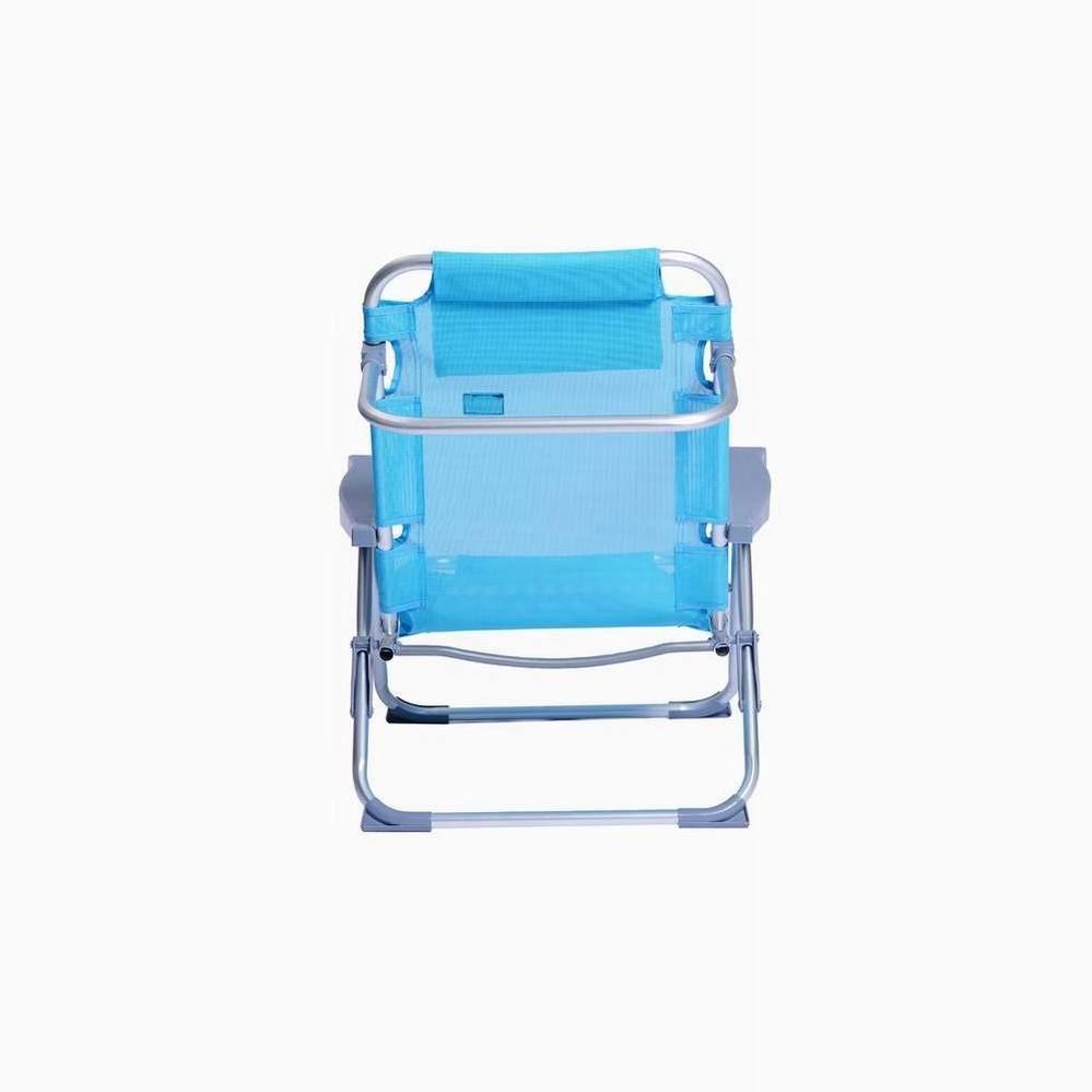 Wholesale Outdoor Aluminum Portable Folding Outdoor Leisure Folding Beach Chair Fabric 5 Position Aluminum Beach Chair