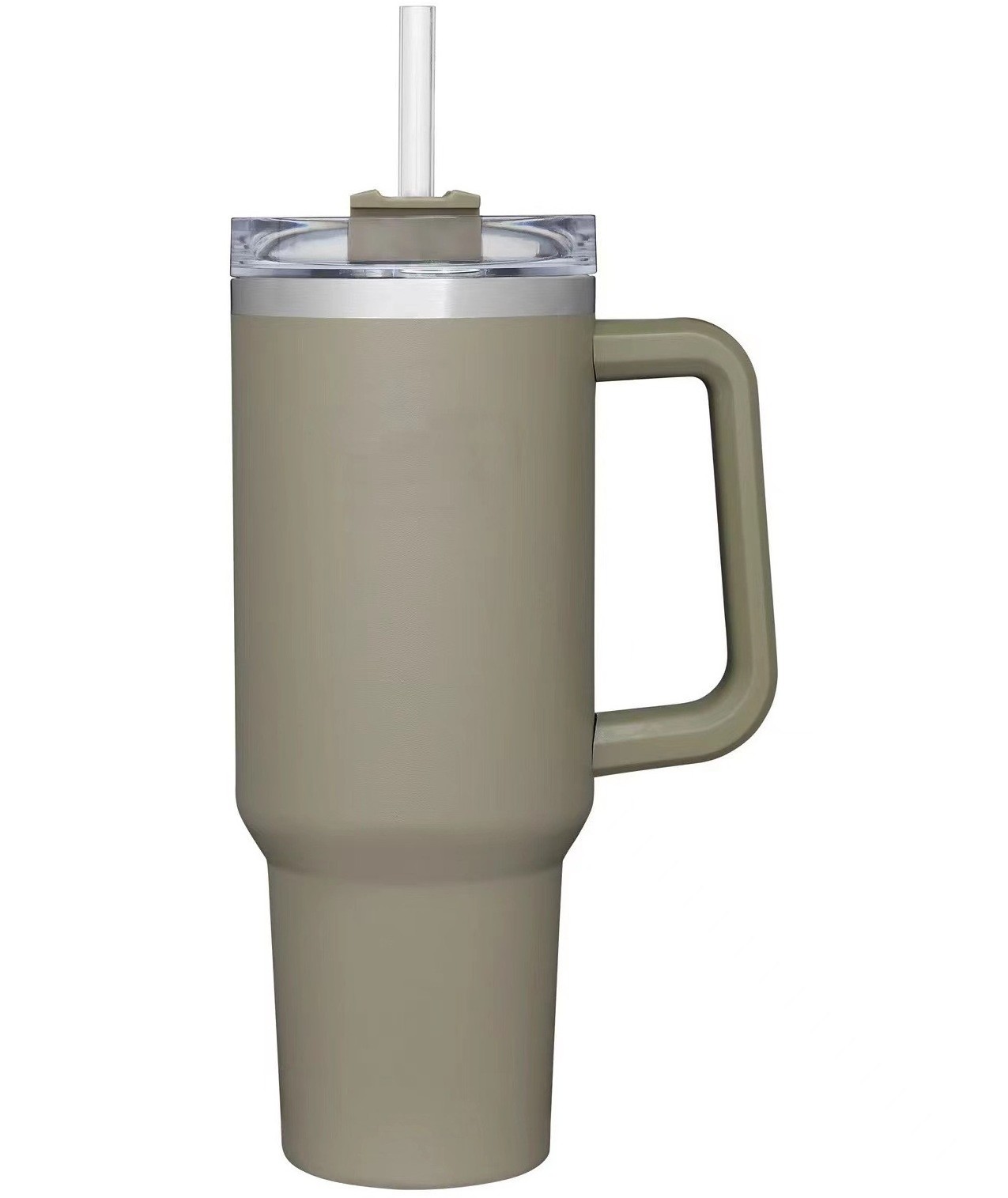 Wholesale  Stainless Steel  40 oz Thermos Cup With Custom Logo  Vacuum Insulated Coffee Cup Mug Beer Cups With Lid Handle