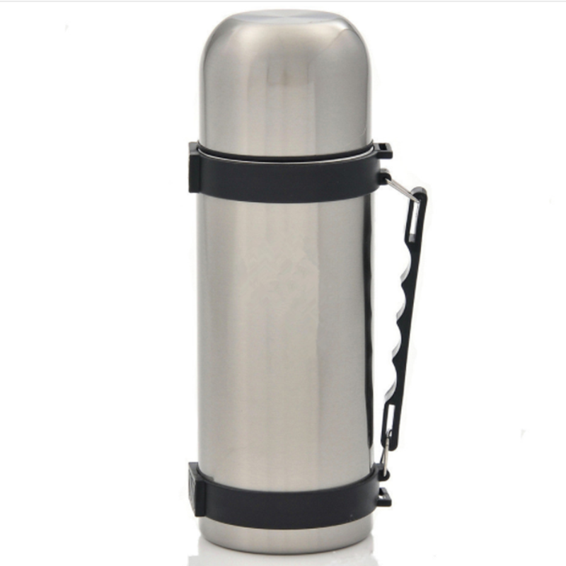 whole sales double wall Stainless steel Insulated 34oz. 50oz 64oz Vacuum Thermos Flask Travel Pot With Handle