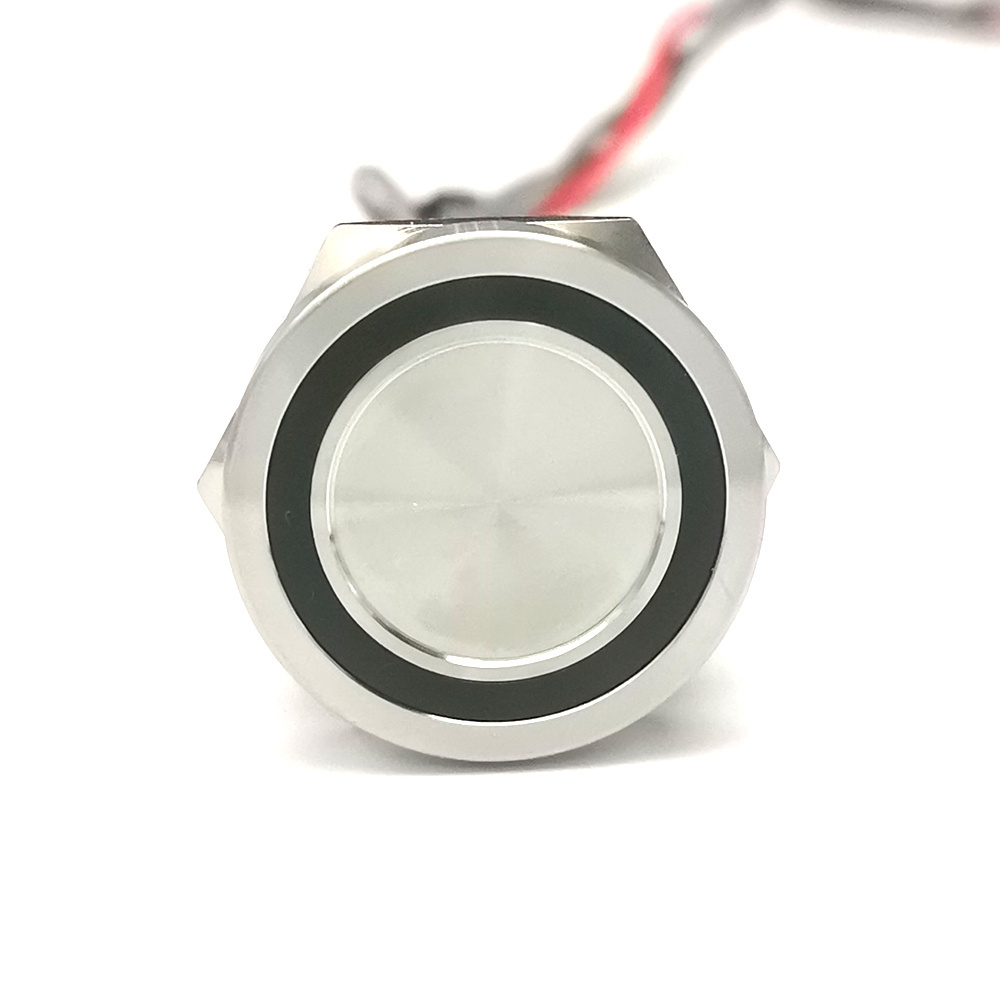 19mm 22mm sealed 12v 24v  waterproof push button piezoelectric switch led light touch capacitive switch