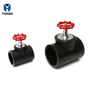 hdpe pipe  fittings socket valve for water irrigation