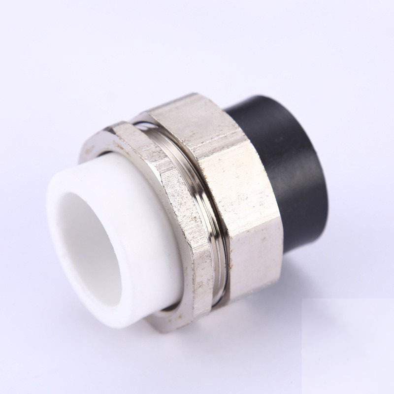 ppr pe union coupler HDPE pipe fitting HDPE union for water supply