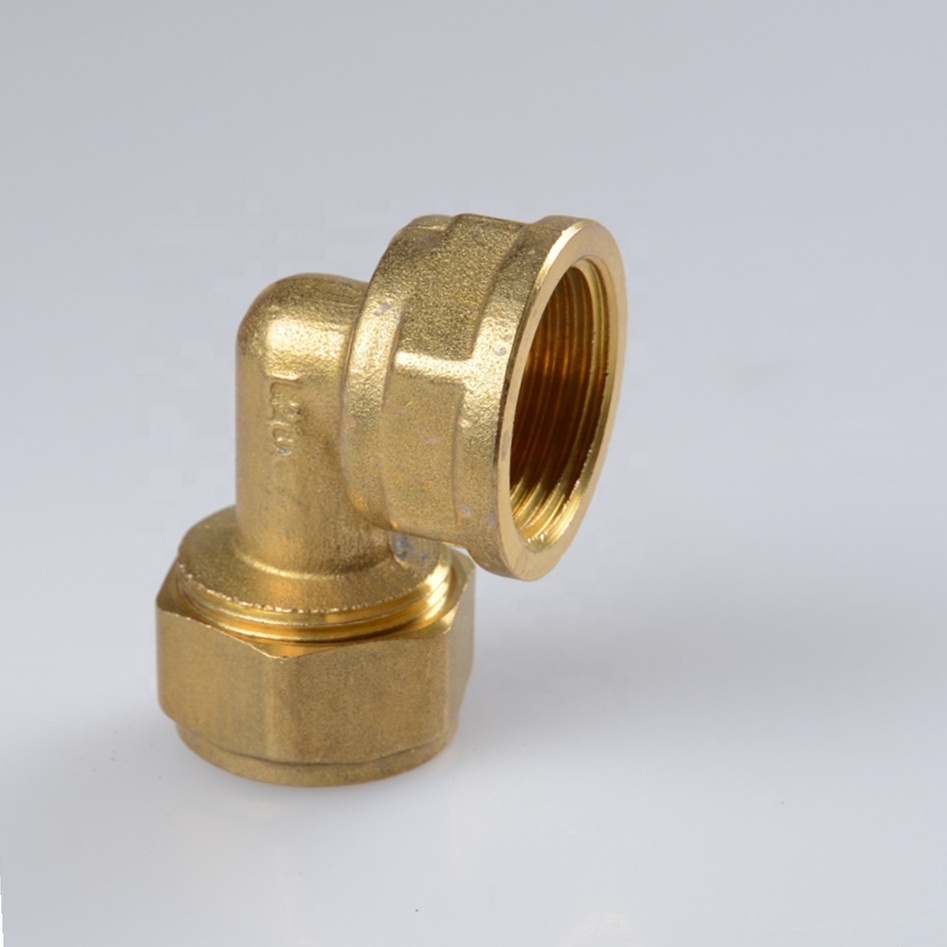 58-3% brass compression fittings for pex-al-pex pipes Reducer Elbow