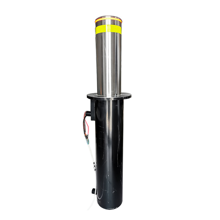 Widely Used In Semi Automatic Remote Control Lifting Stainless Steel Road Hydraulic Bollards In Parking Lots