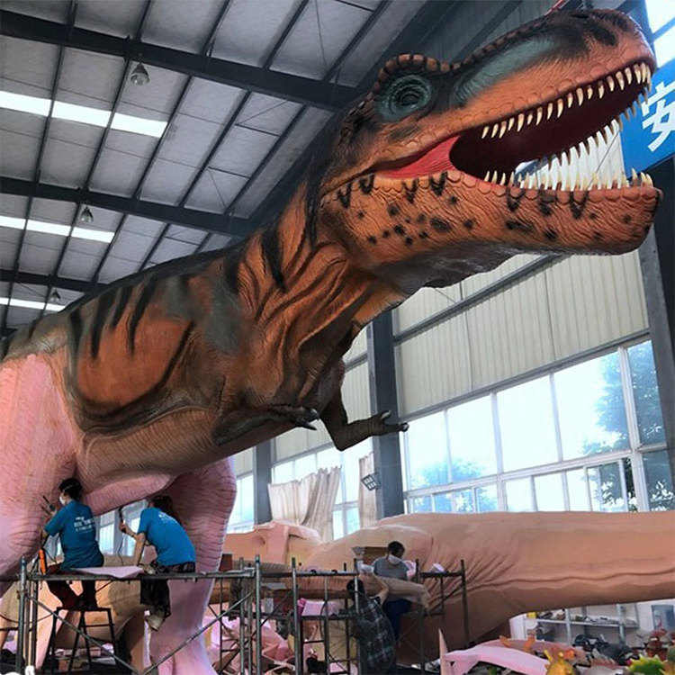 2024 dinosaur park high quality animatronic life-size 3D dinosaur realistic comercial center