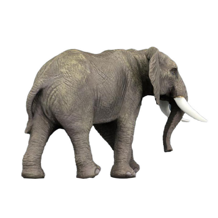 Realistic artificial elephant model animatronic animal big-size animatronic elephant