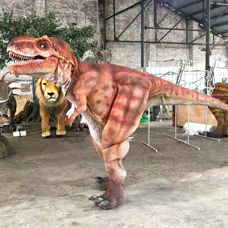 Customized Service One-stop Shop Buy Realistic Animatronic Dragon Costume Adult Walking Dinosaur Costume for Display