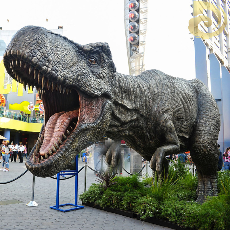 2024 dinosaur park high quality animatronic life-size 3D dinosaur realistic comercial center