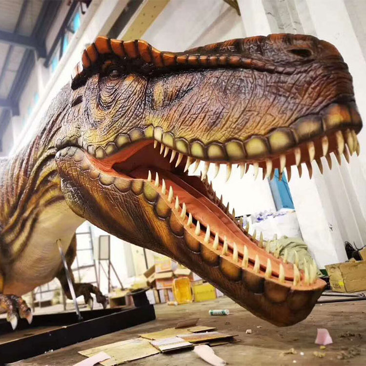 high quality life size amusement park decor dinosaur 3d display animatronic dinosaur model for theme park