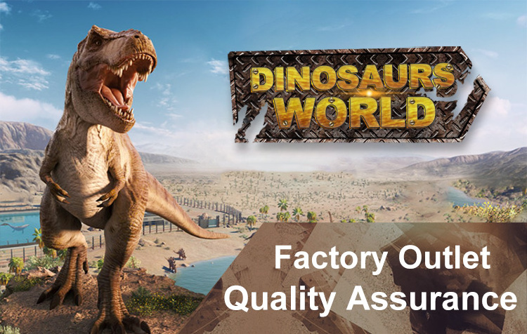 high quality life size amusement park decor dinosaur 3d display animatronic dinosaur model for theme park