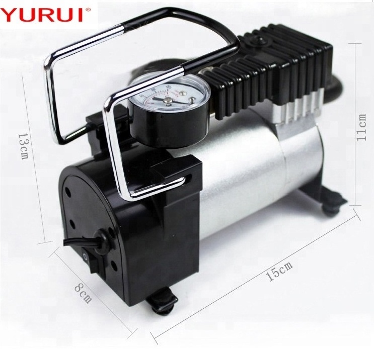 DC12v vehicle tools tyre air compressor kit car 28mm cylinder tire pump truck portable mini inflator 140psi