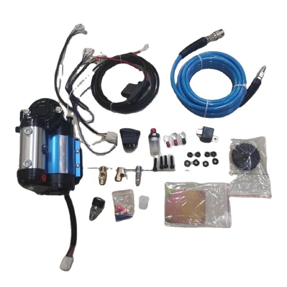 car air compressor for installation ar b style single cylinder whole kit for off-road truck car tuning or car chair with harness