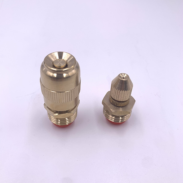 1/2'' brass micro spray bullet-shape water nozzle fog mist water nozzle